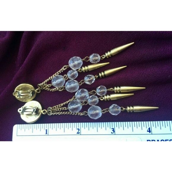 Spike Rebecca Minkoff Earrings VTG Robert Lee Morris Pearl  VTG Robert Lee Morris Pearl Spike EARRINGS Long verified authentic